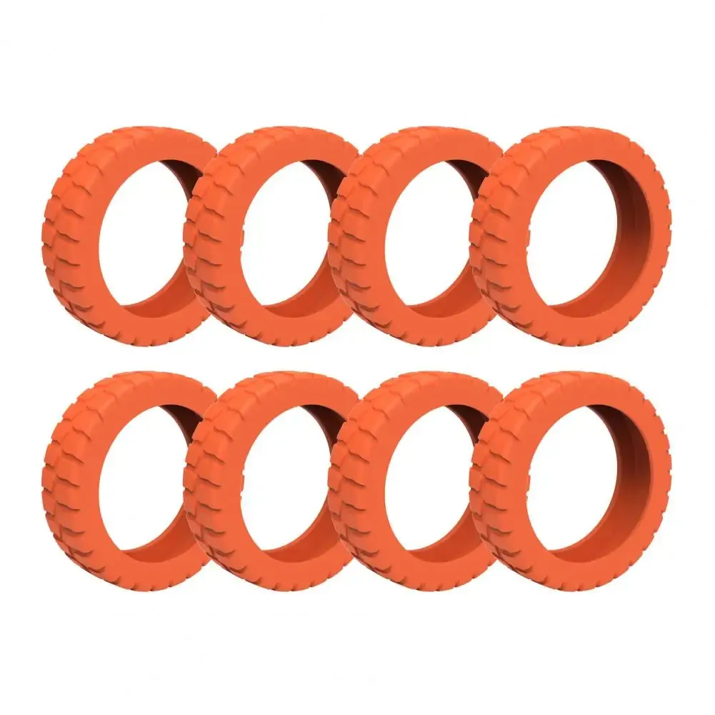 8Pcs Silicone Luggage Wheel Covers for Spinner Suitcases - Noise Reduction, Scratch-Free, Anti-Slip Protectors for 4.3-6cm Wheels - Travel Luggage Accessories showcase 16