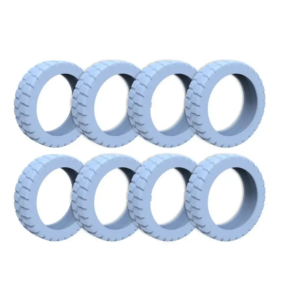 8Pcs Silicone Luggage Wheel Covers for Spinner Suitcases - Noise Reduction, Scratch-Free, Anti-Slip Protectors for 4.3-6cm Wheels - Travel Luggage Accessories showcase 15