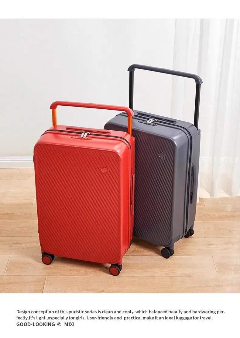 MIXI Expandable Carry-On Luggage: Lightweight 20/24 Inch PC Spinner Suitcase with TSA Lock, Wide Handle, and YKK Zipper for Travel showcase 19