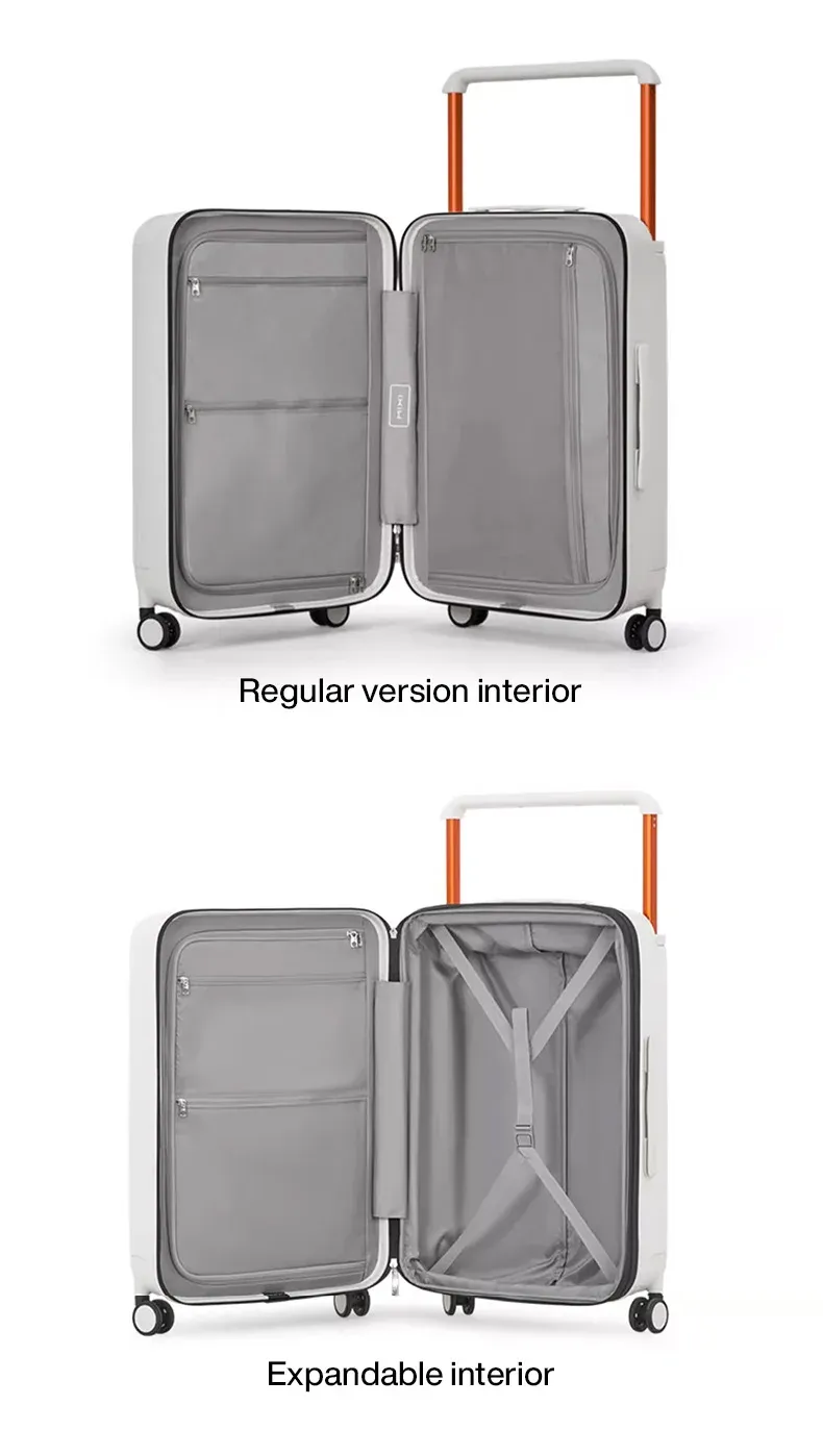 MIXI Expandable Carry-On Luggage: Lightweight 20/24 Inch PC Spinner Suitcase with TSA Lock, Wide Handle, and YKK Zipper for Travel showcase 28