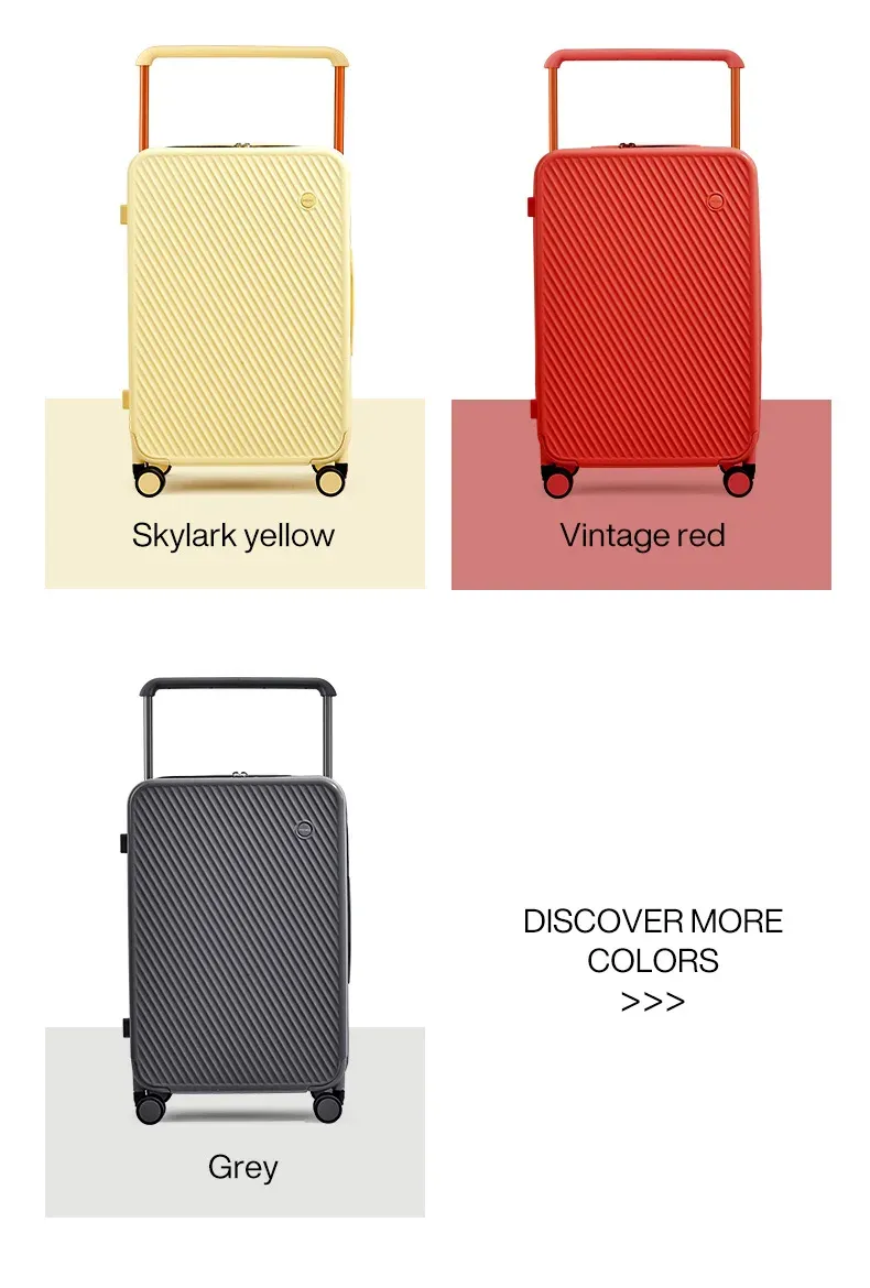 MIXI Expandable Carry-On Luggage: Lightweight 20/24 Inch PC Spinner Suitcase with TSA Lock, Wide Handle, and YKK Zipper for Travel showcase 25