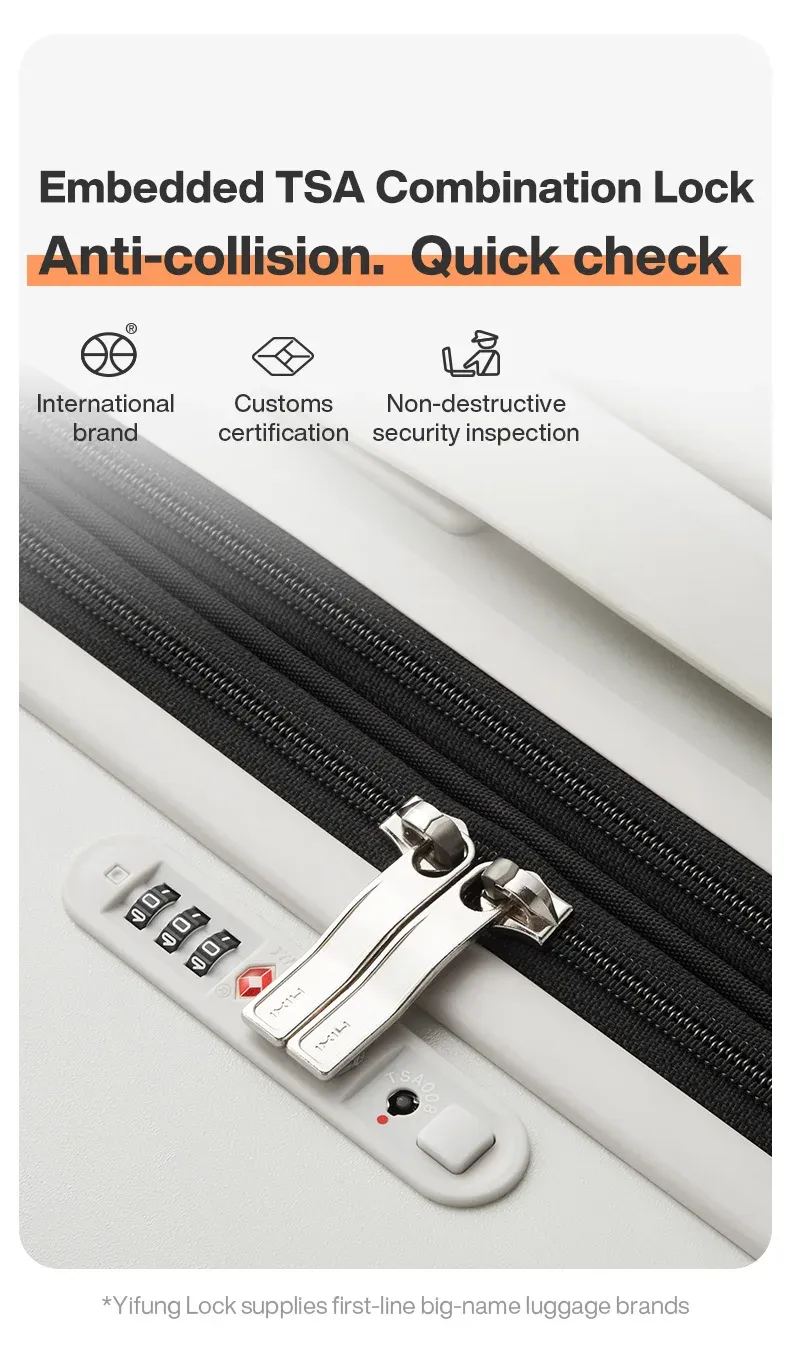 MIXI Expandable Carry-On Luggage: Lightweight 20/24 Inch PC Spinner Suitcase with TSA Lock, Wide Handle, and YKK Zipper for Travel showcase 20