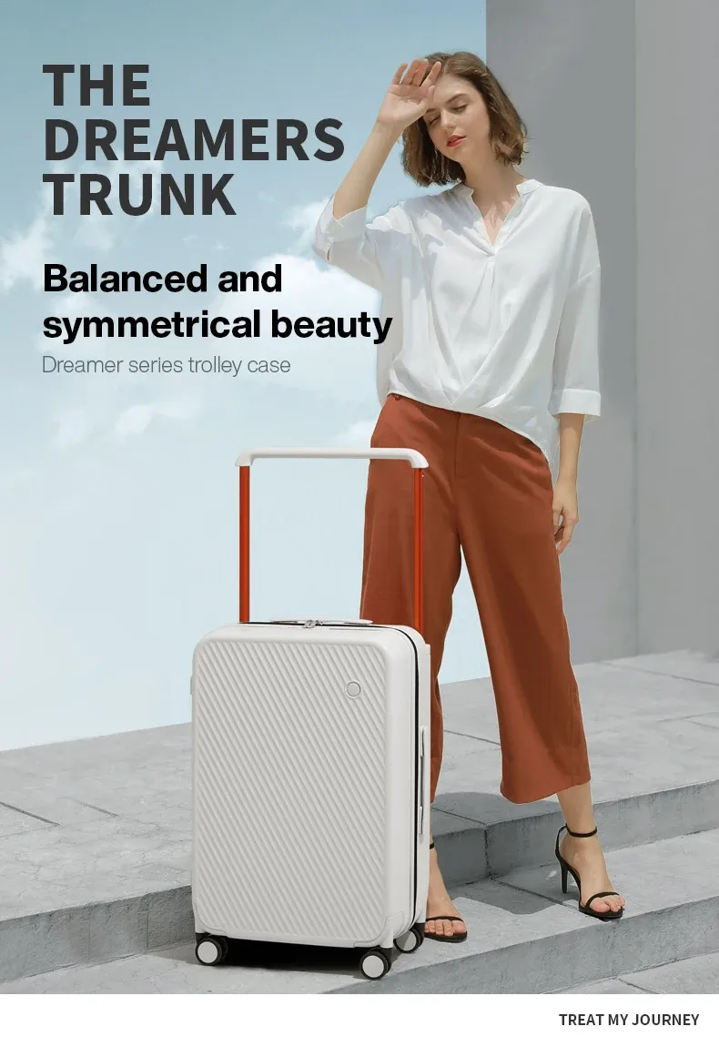 MIXI Expandable Carry-On Luggage: Lightweight 20/24 Inch PC Spinner Suitcase with TSA Lock, Wide Handle, and YKK Zipper for Travel showcase 2