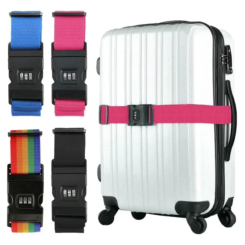 Adjustable Luggage Belts for Travel - Strong Elastic Security Straps for Suitcases and Baggage, Heavy Duty Tie Belt for Carry-On Bags showcase 4