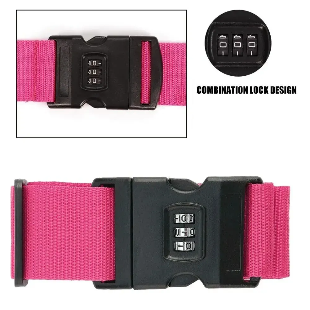 Adjustable Luggage Belts for Travel - Strong Elastic Security Straps for Suitcases and Baggage, Heavy Duty Tie Belt for Carry-On Bags showcase 8