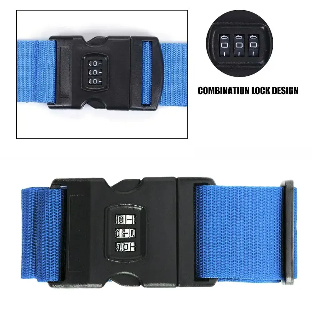 Adjustable Luggage Belts for Travel - Strong Elastic Security Straps for Suitcases and Baggage, Heavy Duty Tie Belt for Carry-On Bags showcase 6