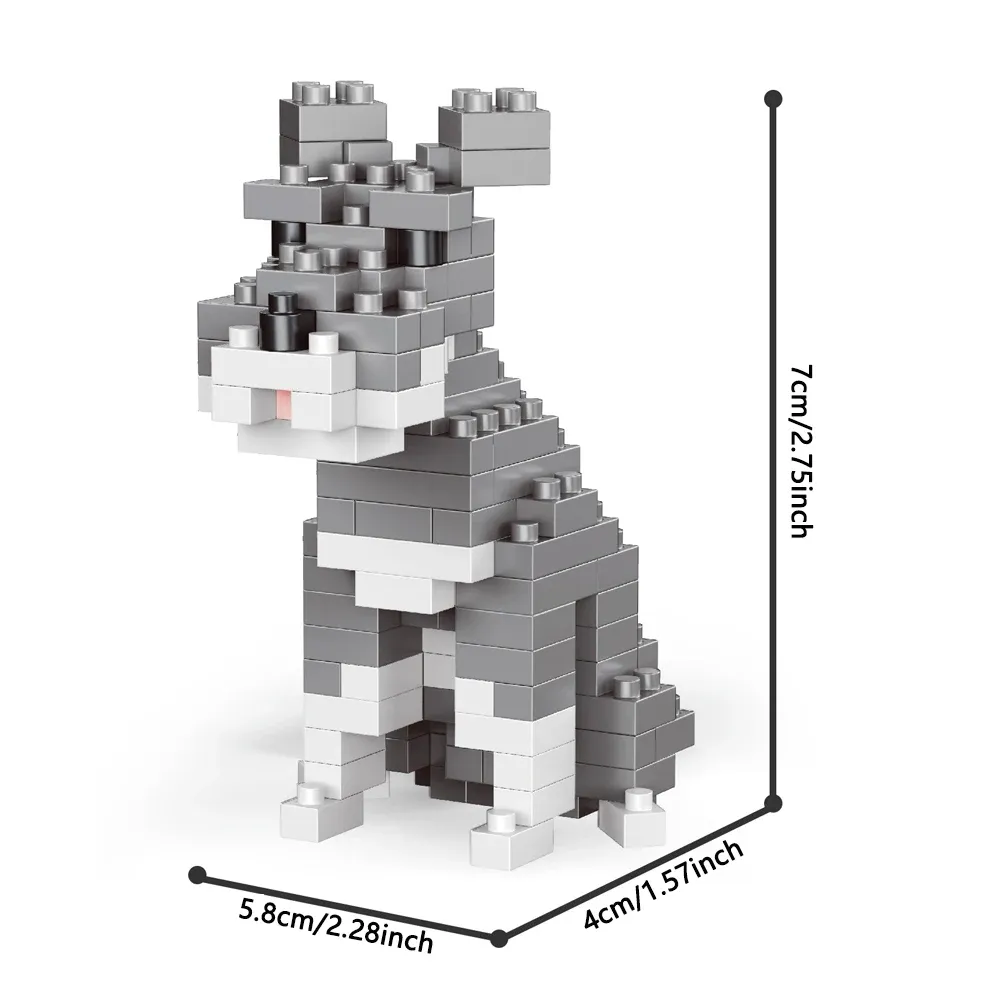 Mini Dachshund Dog Building Blocks Toy for Adults & Kids - Lifelike Detailed Construction Set, Educational STEM Toy for Dog Lovers, Fun Indoor Activity showcase 2