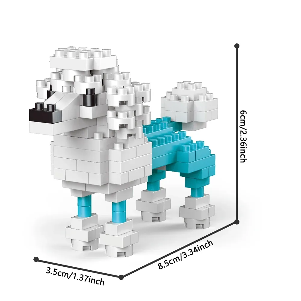 Mini Dachshund Dog Building Blocks Toy for Adults & Kids - Lifelike Detailed Construction Set, Educational STEM Toy for Dog Lovers, Fun Indoor Activity showcase 4