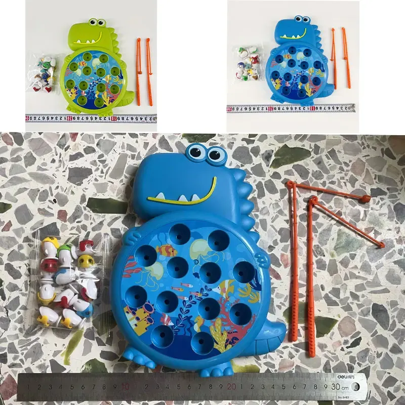 Dinosaur Magnetic Fishing Toy Set for Kids - Educational Montessori Game with Rod for Toddlers & Children - Fun Indoor/Outdoor Play Gift showcase 2