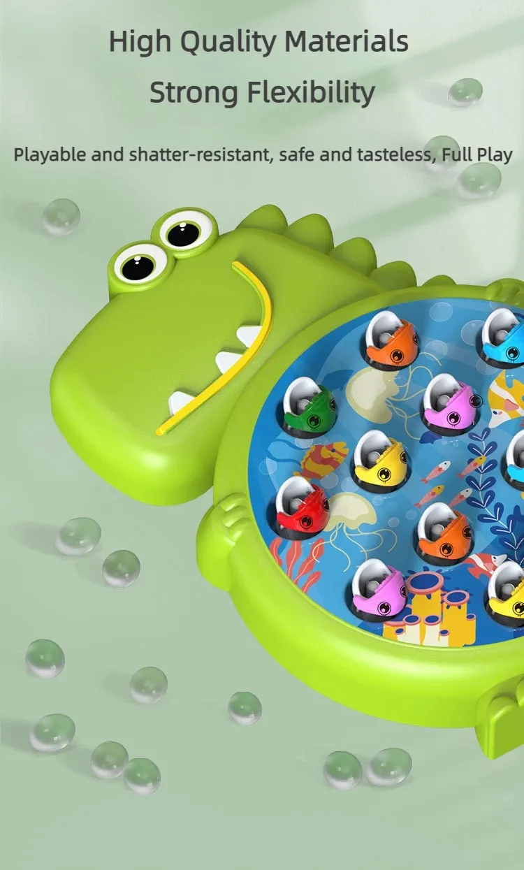 Dinosaur Magnetic Fishing Toy Set for Kids - Educational Montessori Game with Rod for Toddlers & Children - Fun Indoor/Outdoor Play Gift showcase 8