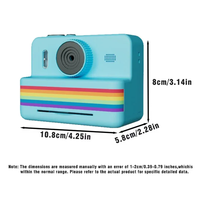 Instant Camera for Kids with 32GB Memory Card & Color Pencils - Dual Cameras, Flashlight, Perfect Birthday Gift for Boys and Girls showcase 8