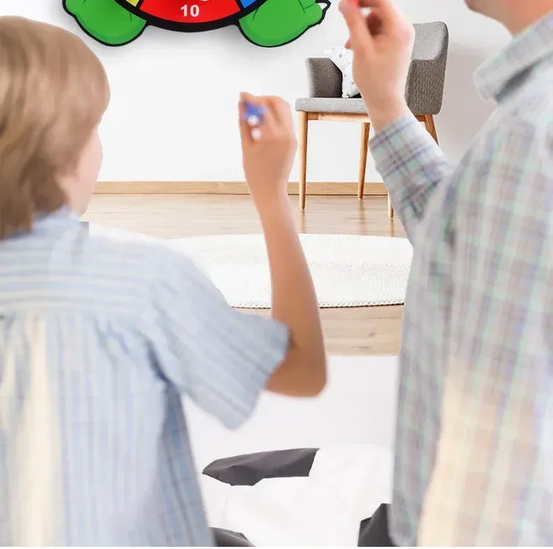 Kids Sticky Ball Dart Board Game Toy - Educational Montessori Indoor Sports for Children, Toddlers, and Gifts showcase 5