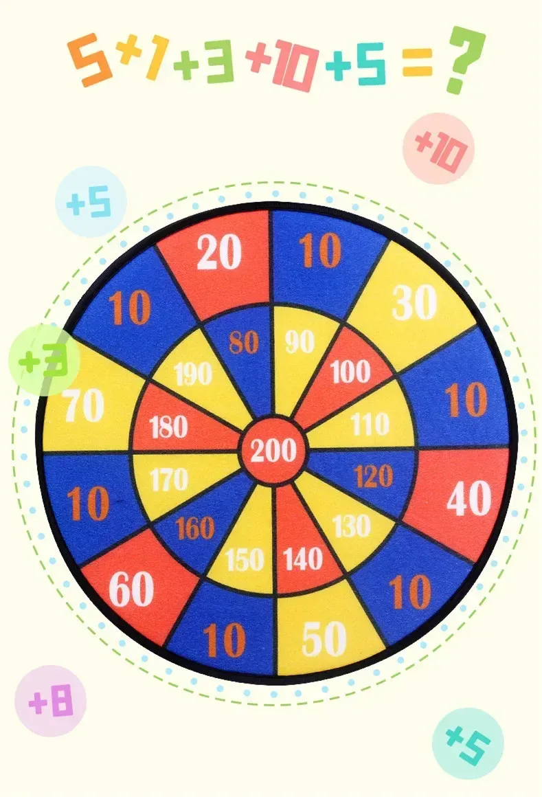 Kids Sticky Ball Dart Board Game Toy - Educational Montessori Indoor Sports for Children, Toddlers, and Gifts showcase 7