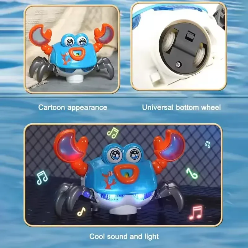 Interactive Dancing Crab Toy for Babies & Kids - Crawling, Escape, Electronic, Birthday Gift, Educational Learning Toy thumbnail 6