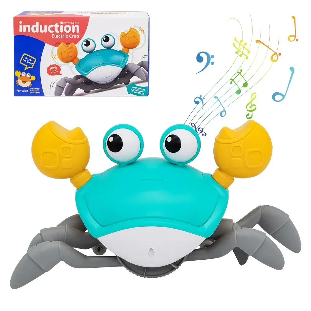 Interactive Dancing Crab Toy for Babies & Kids - Crawling, Escape, Electronic, Birthday Gift, Educational Learning Toy thumbnail 1