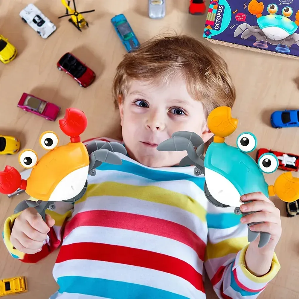 Interactive Dancing Crab Toy for Babies & Kids - Crawling, Escape, Electronic, Birthday Gift, Educational Learning Toy showcase 4