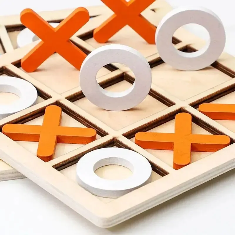 Montessori Wooden Mini Chess Game for Kids, Interactive Brain Training Puzzle, Early Educational Learning Toy for Children Ages 3+, CE Certified Safe thumbnail 3