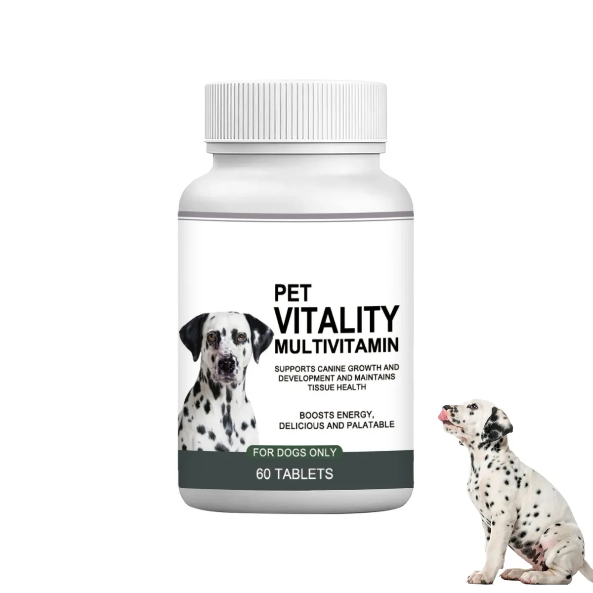 Dog Multivitamin Chewable Tablets - Gentle Formula for All Sizes, Supports Skin, Coat, Immune Health & Digestion - Tasty Daily Nutritional Supplement showcase 7