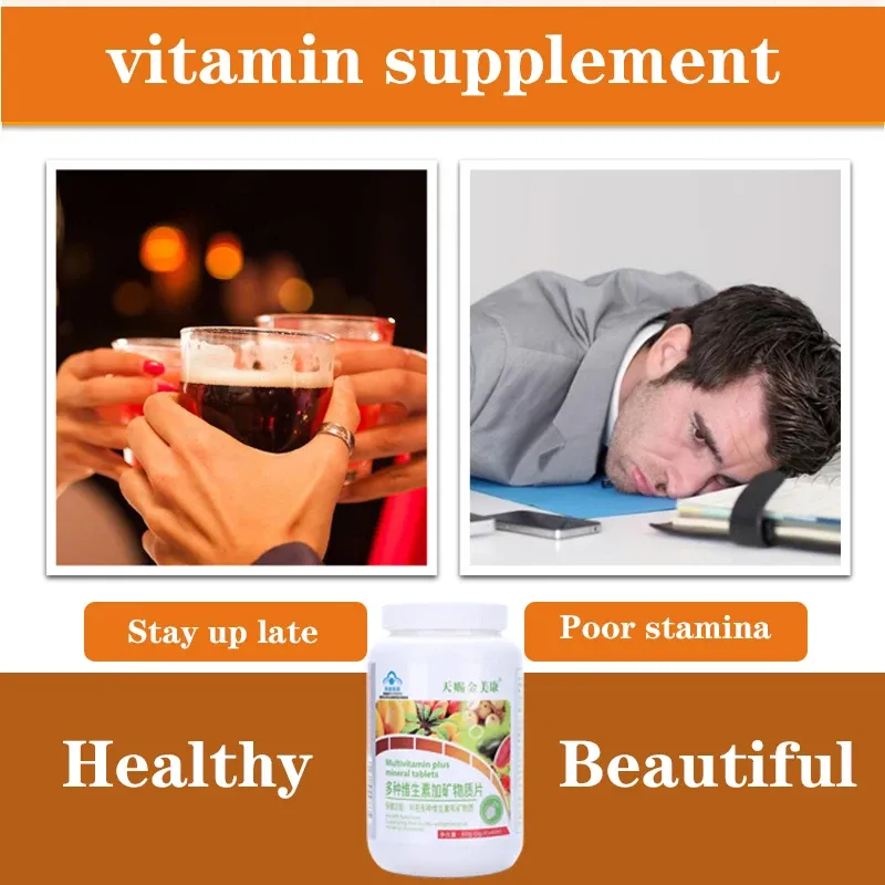 Advanced Multivitamin & Mineral Tablets for Men & Women - Supports Anemia, Skin Repair, Liver Health, Energy - D3, Zinc, Calcium, Iron - Daily Health Supplement thumbnail 3