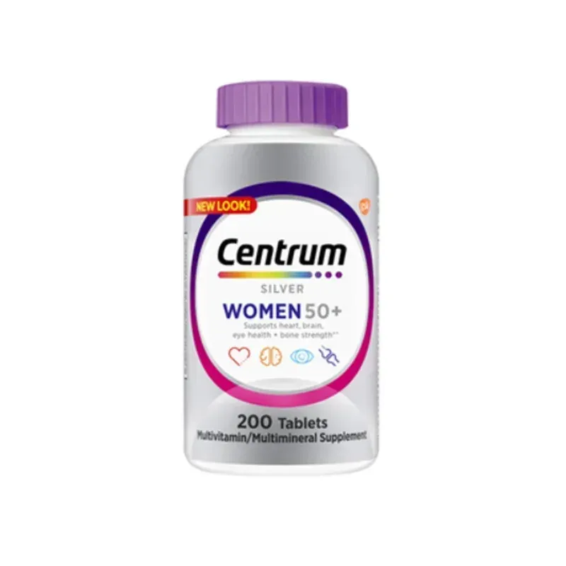 Centrum Silver Multivitamin & Multimineral Tablets for Men & Women Over 50 - Supports Healthy Aging, Immune & Energy - 275 Men's / 200 Women's Count showcase 1