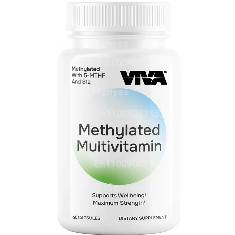 Methylated Multivitamins with Methyl B12 & Methylfolate - 60 Tablets for MTHFR Support, Enhanced Absorption Daily Supplement thumbnail 1