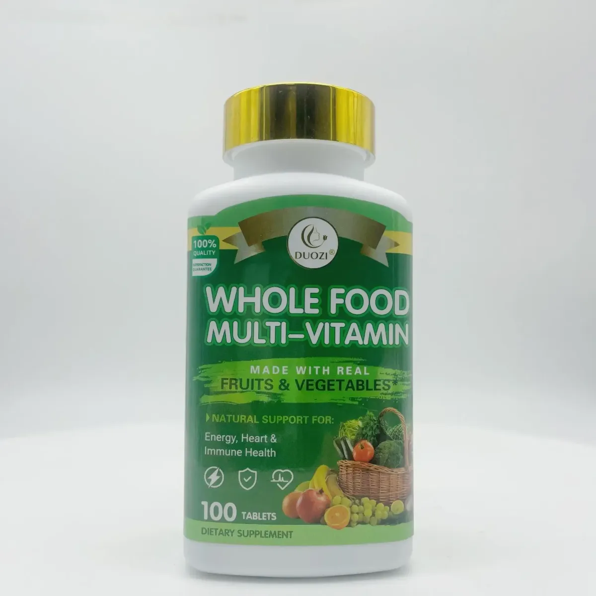 Whole Food Multivitamin Tablets with Calcium Absorption Support for Balanced Nutrition and Overall Health - Daily Wellness Supplement showcase 1