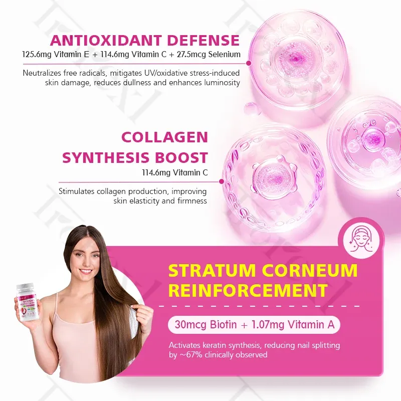 Women's Multivitamin Supplement with Biotin, Calcium, Folic Acid, Iron & Zinc - 120 Tablets for Daily Energy Metabolism Support showcase 4