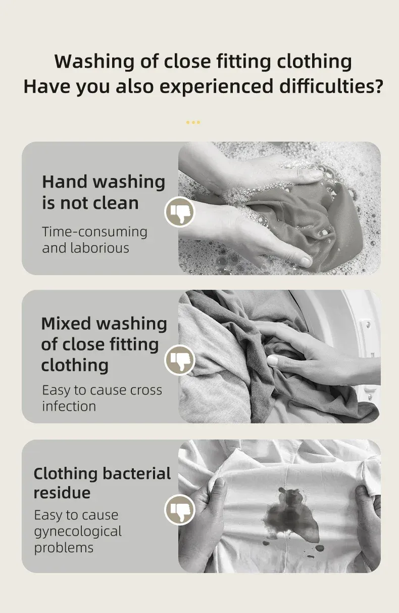 Portable Wireless Mini Washing Machine for Underwear & Socks, 1L Capacity, Dehydratable Laundry Bucket for Small Items showcase 2