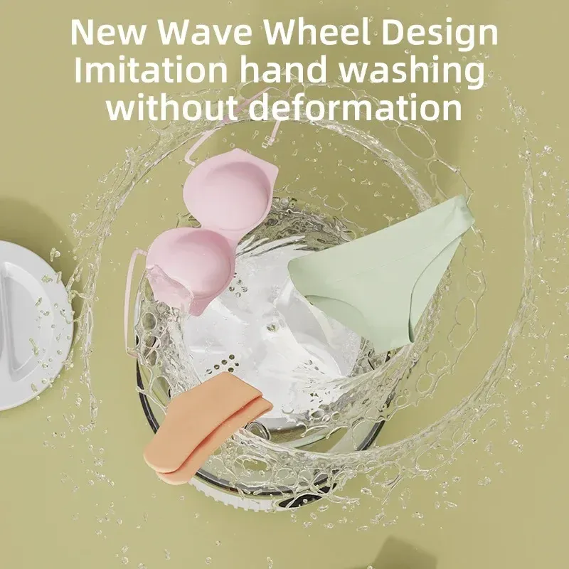 Portable Wireless Mini Washing Machine for Underwear & Socks, 1L Capacity, Dehydratable Laundry Bucket for Small Items thumbnail 3