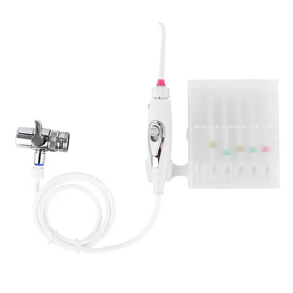 Portable Dental Water Flosser Oral Irrigator - Gentle Faucet-Powered Water Jet for Effective Teeth Cleaning & Braces Care showcase 3