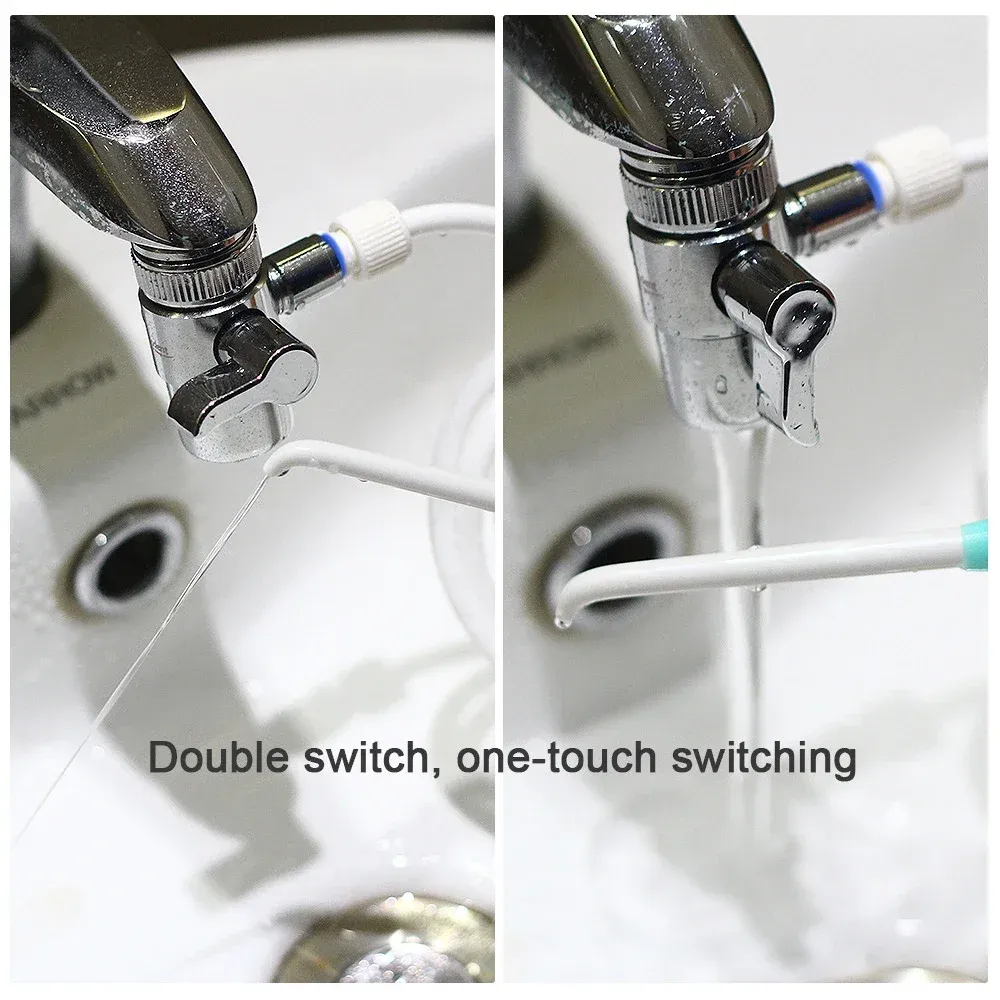 Portable Dental Water Flosser Oral Irrigator - Gentle Faucet-Powered Water Jet for Effective Teeth Cleaning & Braces Care showcase 10
