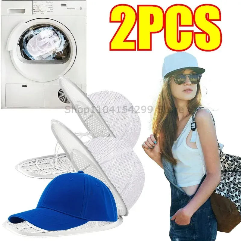 Portable Hat Washing Protection Bag for Baseball Caps - Anti-Deformation, Machine Washable Soft Mesh Storage Holder for Easy Cleaning and Care showcase 7