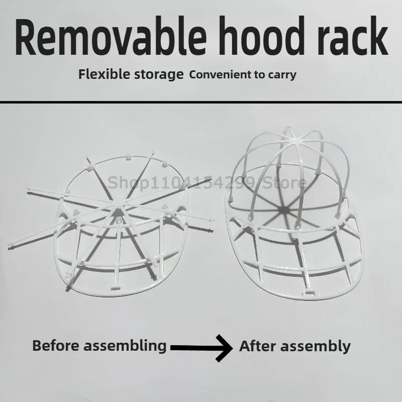 Portable Hat Washing Protection Bag for Baseball Caps - Anti-Deformation, Machine Washable Soft Mesh Storage Holder for Easy Cleaning and Care thumbnail 6