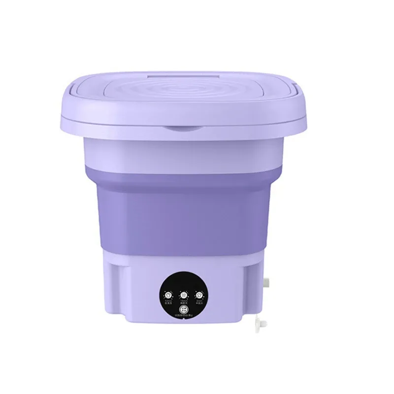 Portable Mini Foldable Washing Machine with Spin Dryer - Compact Household Washer for Socks, Underwear, and Small Garments showcase 7