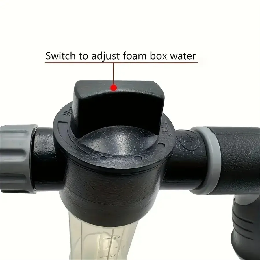 Portable High-Pressure Water Gun for Car Wash & Garden Watering - Adjustable Metal Nozzle Sprinkler with Foam Function thumbnail 4