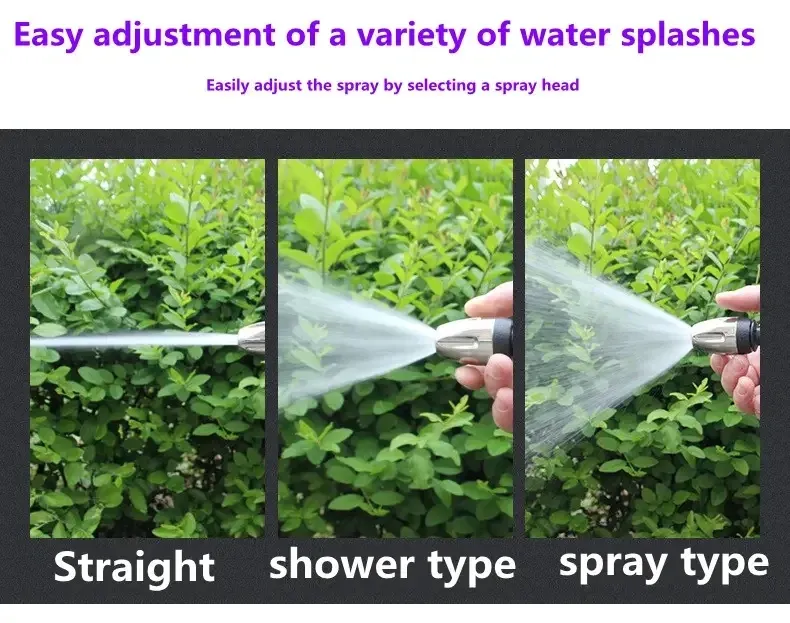 Portable High-Pressure Water Gun for Car Wash & Garden Watering - Adjustable Metal Nozzle Sprinkler with Foam Function showcase 15