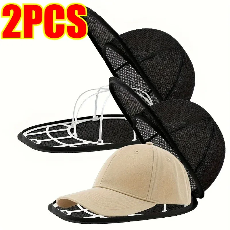 Portable Hat Washing Protection Bag for Baseball Caps - Anti-Deformation Laundry Mesh Holder for Machine Washing and Storage thumbnail 3