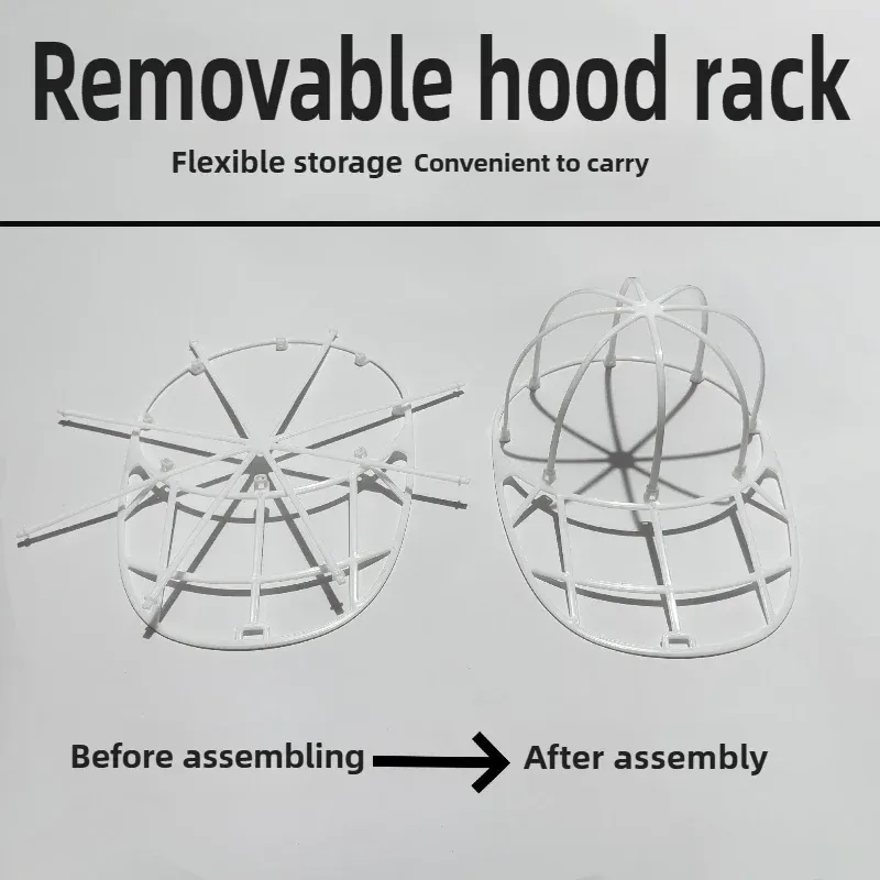 Portable Hat Washing Protection Bag for Baseball Caps - Anti-Deformation Laundry Mesh Holder for Machine Washing and Storage thumbnail 6