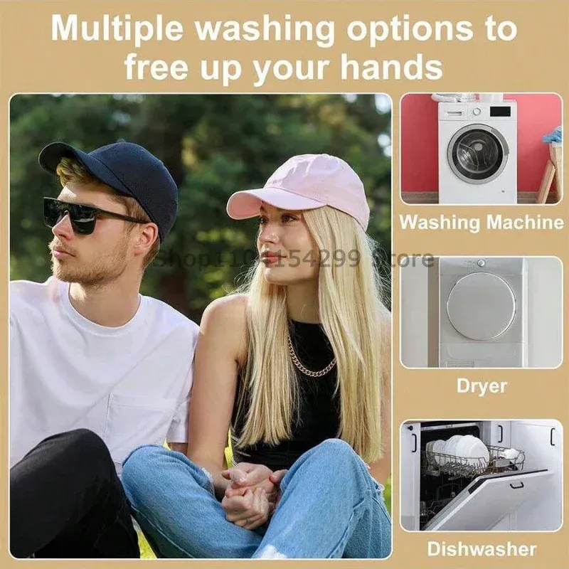 Portable Hat Washing Protection Bag for Baseball Caps - Anti-Deformation Laundry Mesh Holder for Machine Washing and Storage showcase 8