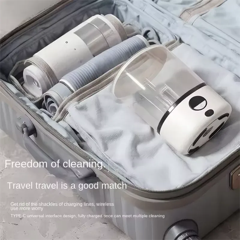 Portable Underwear Washer - Smart Mini Travel Washing Machine with 99.9% Sterilization, 2L Capacity, 3-Level Cycle, Rechargeable for Travel & Home Use thumbnail 4
