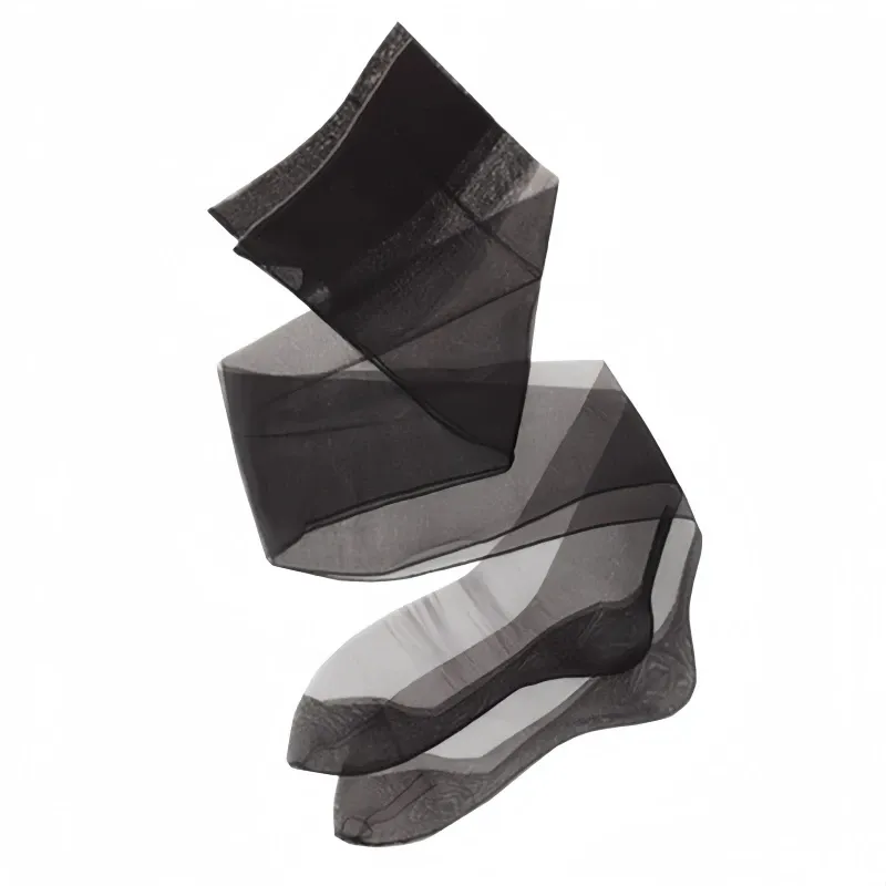 Women's Sexy 8D Eye Cut Thigh High Stockings - Large Size, Ultrathin Transparent, Cuban Heel, Back Seam Party Club Hosiery thumbnail 3