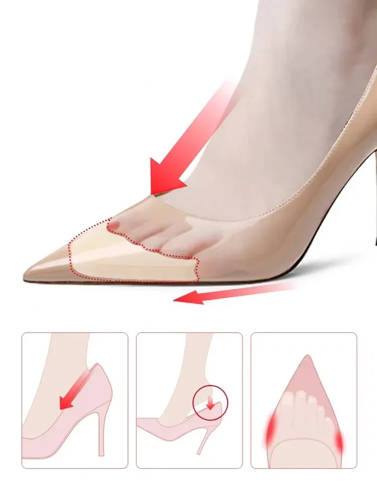 Unisex Breathable Soft Toe Filler Inserts for Shoes Too Big - Relieve Forefoot Pain & Pressure - Comfortable Shoe Plugs for Women's Heels showcase 5