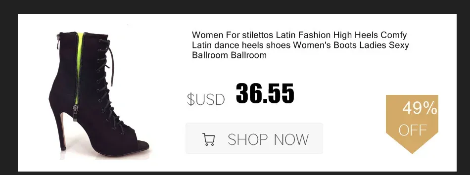 Women's Sexy Stiletto High Heel Latin Dance Shoes - Elegant Party & Ballroom Footwear for Women showcase 32