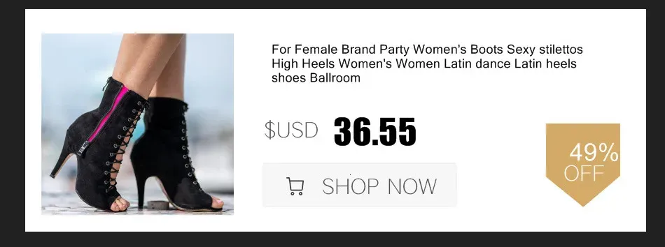 Women's Sexy Stiletto High Heel Latin Dance Shoes - Elegant Party & Ballroom Footwear for Women showcase 39