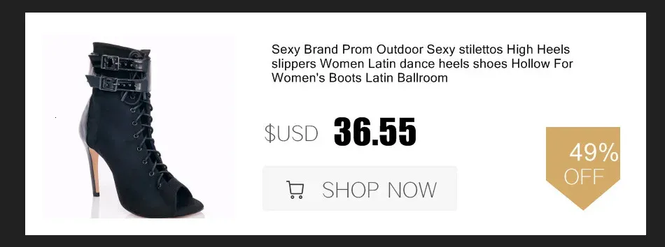 Women's Sexy Stiletto High Heel Latin Dance Shoes - Elegant Party & Ballroom Footwear for Women showcase 34