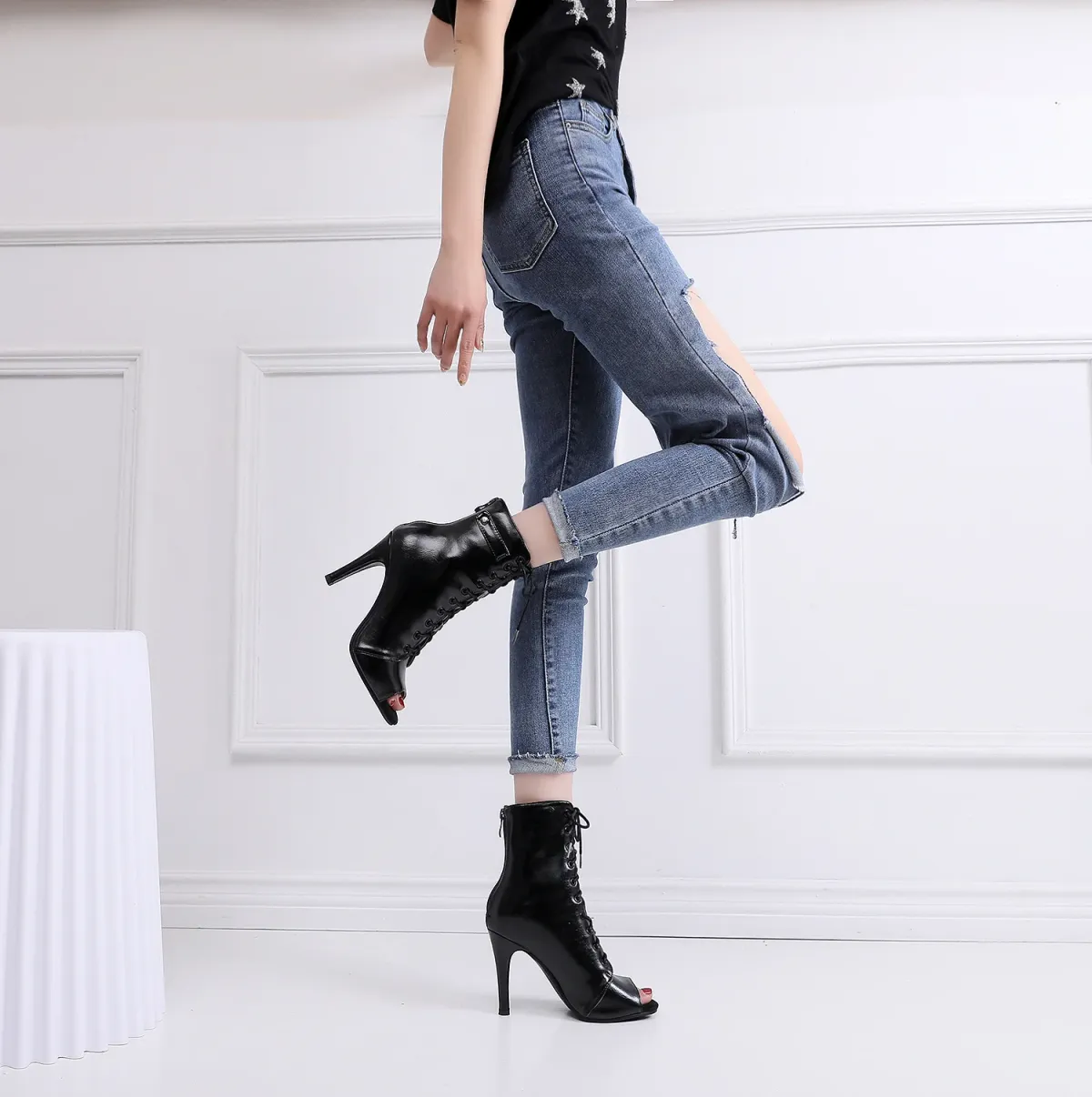 Women's Sexy Stiletto High Heel Latin Dance Shoes - Elegant Party & Ballroom Footwear for Women showcase 17