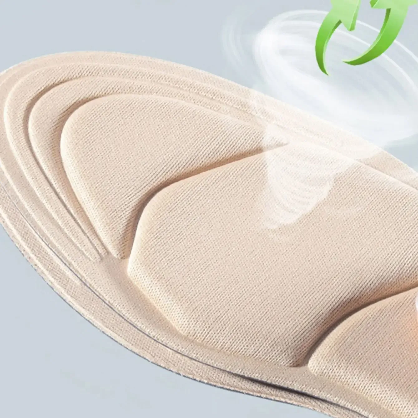 Women's Memory Foam Shoe Insoles for High Heels - Comfortable, Breathable, Anti-Slip Heel Protection Inserts for All-Day Wear thumbnail 5