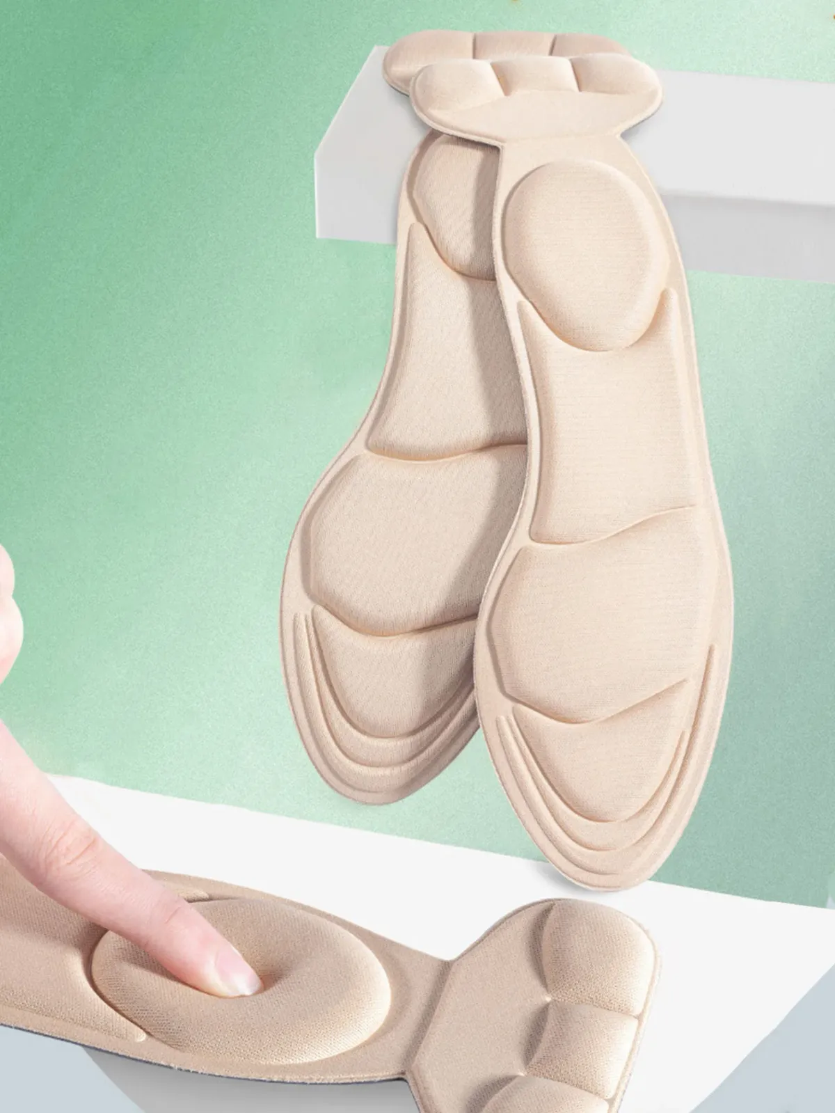 Women's Memory Foam Shoe Insoles for High Heels - Comfortable, Breathable, Anti-Slip Heel Protection Inserts for All-Day Wear showcase 4
