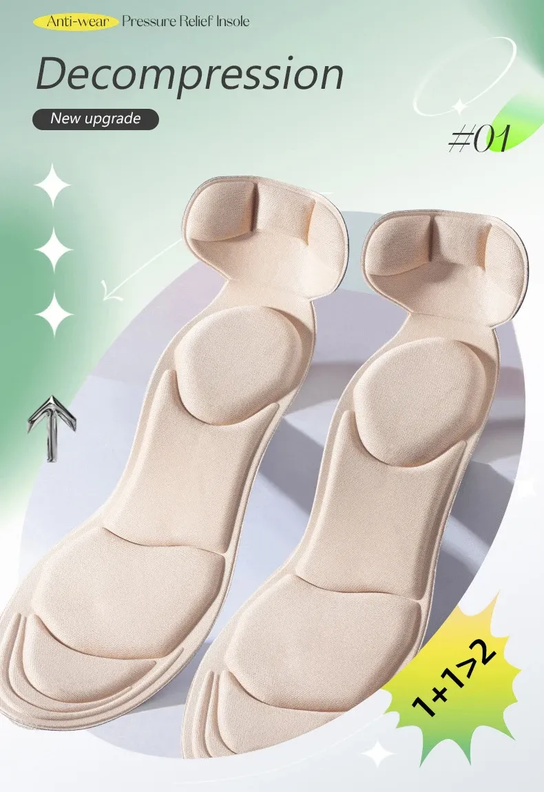 Women's Memory Foam Insoles for High Heels - Cutable, Anti-Slip, Breathable Comfort Heel Protection Shoe Inserts showcase 2