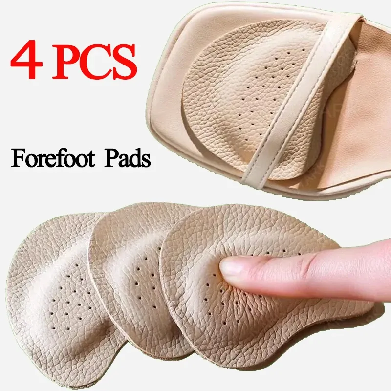 2 Pairs Women's Anti-Slip Forefoot Insoles for High Heels - Pain Relief Toe Cushion Inserts, Shock Absorbing Foot Care Pads thumbnail 1